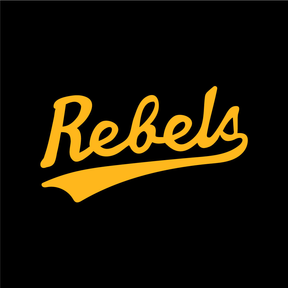 Rebels Athletics ATC™ Hoodie - Vintage Rebels Logo - Black