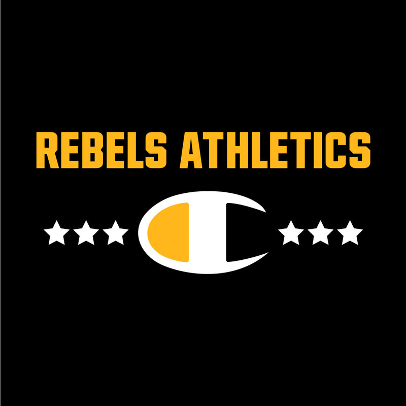 Rebels Athletics Champion® Short Sleeve T-Shirt - Black