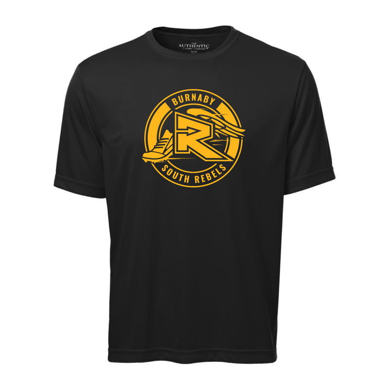 Rebels Cross Country ATC™ Short Sleeve Performance Shirt - Black
