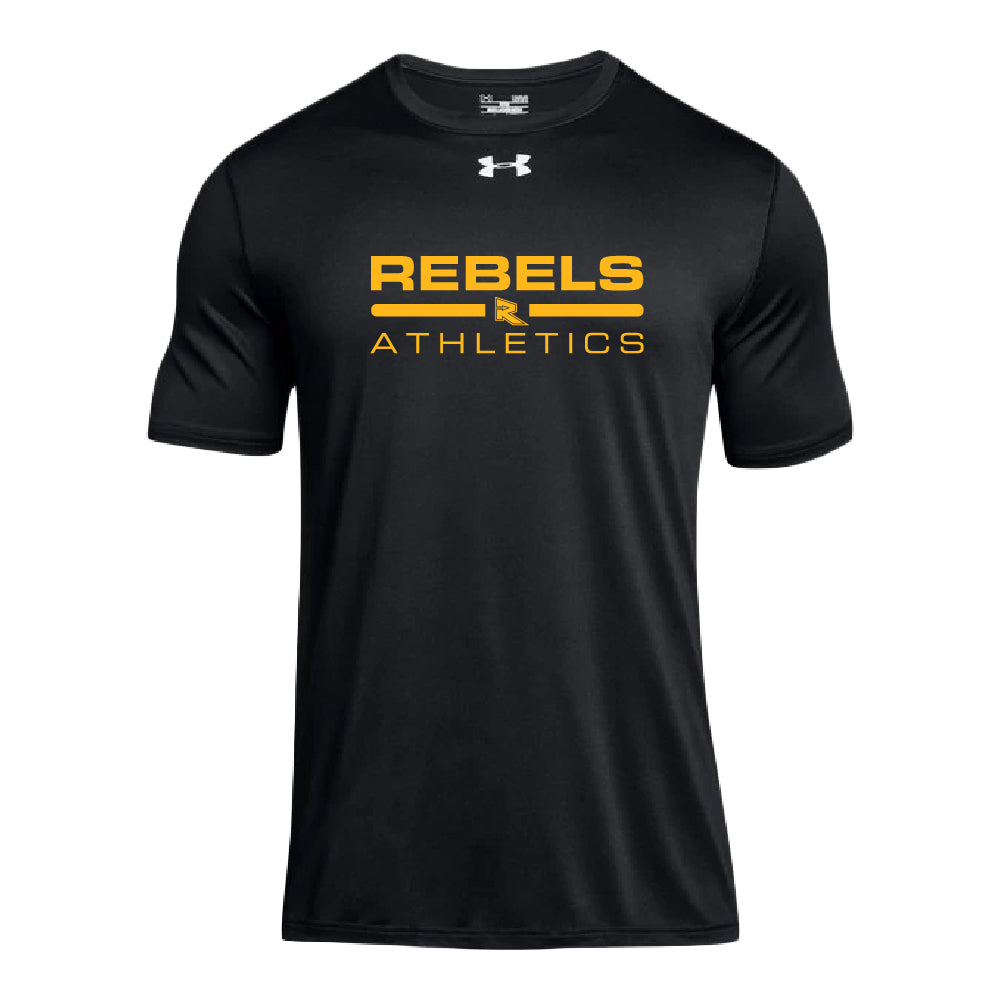 Rebels Athletics Under Armour® Locker 2.0 Short Sleeve Performance Tee - Black