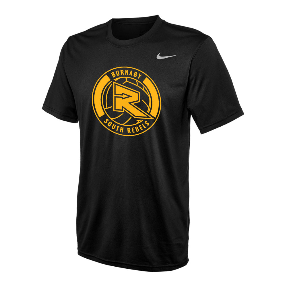 Rebels Volleyball Nike® Legend Short Sleeve Performance Tee - Black